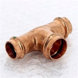 Тройник редукционный пресс для медных труб Viega 18 x 22 x 18 - фото 45370