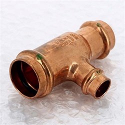 Тройник редукционный пресс для медных труб Viega 22 x 15 x 18 - фото 45377