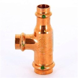Тройник редукционный пресс для медных труб Viega 35 x 28 x 28 - фото 45436
