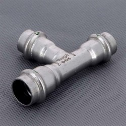 Тройник редукционный пресс для труб из нержавеющей стали Viega 28 x 22 x 22 - фото 45786