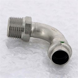 Угол НР пресс для труб из нержавеющей стали Viega 35 x 1 1/4" - фото 45911