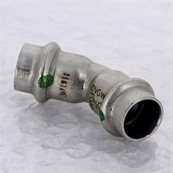 Угол пресс для труб из нержавеющей стали 45° двухраструбный Viega 35 - фото 45953