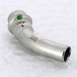 Угол пресс для труб из нержавеющей стали 45° однораструбный Viega 18 - фото 45987 Угол пресс для труб из нержавеющей стали 45° однораструбный Viega 18 - фото 45987