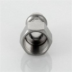 Муфта ВР пресс для труб из нержавеющей стали Valtec 28 x 3/4" - фото 46082