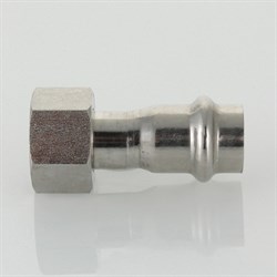 Муфта с накидной гайкой ВР пресс для труб из нержавеющей стали Valtec 35 x 1 1/4" - фото 46149