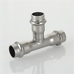 Тройник редукционный пресс для труб из нержавеющей стали Valtec 28 x 22 x 28 - фото 46173