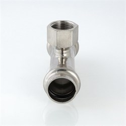 Тройник ВР пресс для труб из нержавеющей стали Valtec 15 x 1/2" - фото 46187 Тройник ВР пресс для труб из нержавеющей стали Valtec 15 x 1/2" - фото 46187