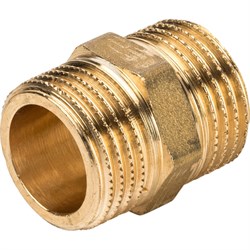 Ниппель НН латунный Stout 1/2" - фото 46695 Ниппель НН латунный Stout 1/2" - фото 46695