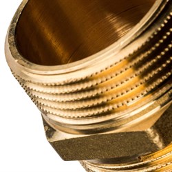 Ниппель НН латунный Stout 1 1/2" - фото 46708 Ниппель НН латунный Stout 1 1/2" - фото 46708