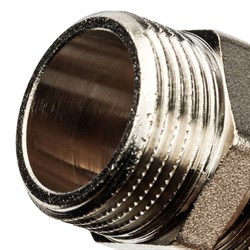 Ниппель НН никелированный Stout 3/4" - фото 46804 Ниппель НН никелированный Stout 3/4" - фото 46804