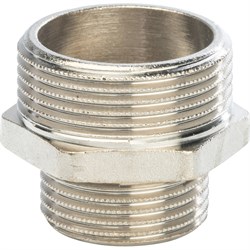 Ниппель переходной НН никелированный Stout 2" x 1" - фото 46883 Ниппель переходной НН никелированный Stout 2" x 1" - фото 46883