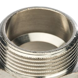 Ниппель переходной НН никелированный Stout 2" x 1" - фото 46885 Ниппель переходной НН никелированный Stout 2" x 1" - фото 46885