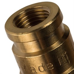 Муфта переходная ВВ латунная Stout 3/8" x 1/4" - фото 46934 Муфта переходная ВВ латунная Stout 3/8" x 1/4" - фото 46934