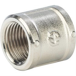 Муфта ВВ никелированная Stout 3/4" - фото 47015 Муфта ВВ никелированная Stout 3/4" - фото 47015