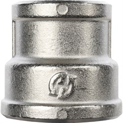 Муфта переходная ВВ никелированная Stout 1 1/4" x 1/2" - фото 47067 Муфта переходная ВВ никелированная Stout 1 1/4" x 1/2" - фото 47067