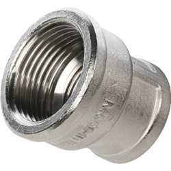 Муфта переходная ВВ никелированная Stout 1 1/4" x 1" - фото 47080 Муфта переходная ВВ никелированная Stout 1 1/4" x 1" - фото 47080