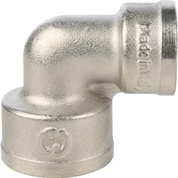 Угол переходной ВВ никелированный Stout 3/4" x 1/2" - фото 47465