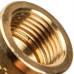 Угол с упором НВ латунный Stout 1 1/4" - фото 47500