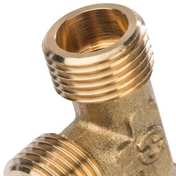 Тройник НН латунный Stout 3/4" - фото 47569