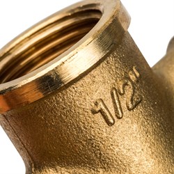 Тройник ВВ латунный Stout 3/4" - фото 47613 Тройник ВВ латунный Stout 3/4" - фото 47613