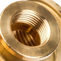 Тройник переходной ВВ латунный Stout 1" x 1/2" x 1" - фото 47679 Тройник переходной ВВ латунный Stout 1" x 1/2" x 1" - фото 47679