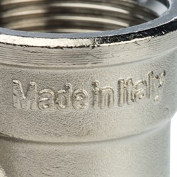 Тройник переходной ВВ никелированный Stout 1" x 3/4" x 1" - фото 47703