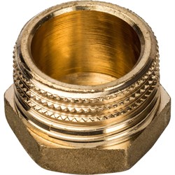 Заглушка НР латунная Stout 1/4" - фото 47723