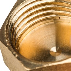 Заглушка ВР латунная Stout 1/2" - фото 47759 Заглушка ВР латунная Stout 1/2" - фото 47759