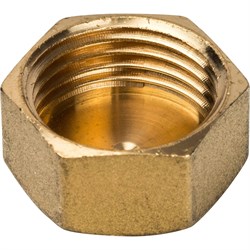 Заглушка ВР латунная Stout 3/4" - фото 47761