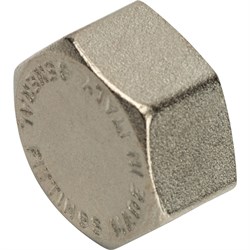 Заглушка ВР никелированная Stout 1/2" - фото 47781