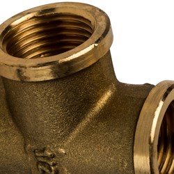 Крестовина ВР латунная Stout 3/4" - фото 47940