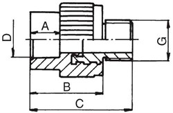 Муфта FV Plast НР 20 х 3/4" - фото 48426
