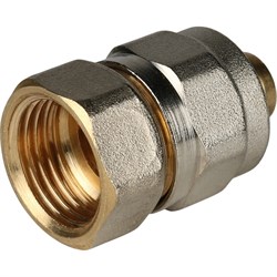 Муфта ВР обжимная для мeталлопластиковых труб Stout 32 x 1" - фото 48819 Муфта ВР обжимная для мeталлопластиковых труб Stout 32 x 1" - фото 48819