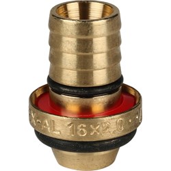 Муфта обжимная для мeталлопластиковых труб Stout 16 - фото 48837