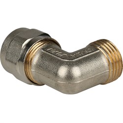 Угол НР обжимной для мeталлопластиковых труб Stout 20 x 3/4" - фото 48980 Угол НР обжимной для мeталлопластиковых труб Stout 20 x 3/4" - фото 48980