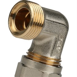 Угол НР обжимной для мeталлопластиковых труб Stout 20 x 3/4" - фото 48984 Угол НР обжимной для мeталлопластиковых труб Stout 20 x 3/4" - фото 48984