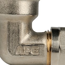 Угол ВР обжимной для мeталлопластиковых труб Stout 16 x 1/2" - фото 49051