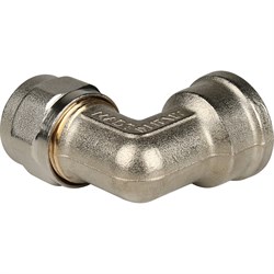 Угол ВР обжимной для мeталлопластиковых труб Stout 26 x 1" - фото 49101