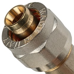 Тройник обжимной для мeталлопластиковых труб Stout 26 - фото 49185