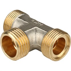 Тройник НР обжимной для мeталлопластиковых труб Stout 16 x 1/2" - фото 49209 Тройник НР обжимной для мeталлопластиковых труб Stout 16 x 1/2" - фото 49209