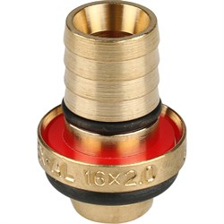 Тройник ВР обжимной для мeталлопластиковых труб Stout 20 x 3/4" - фото 49306