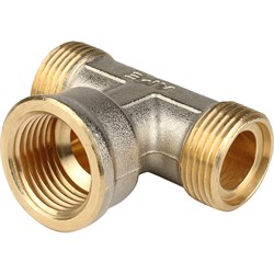 Тройник ВР обжимной для мeталлопластиковых труб Stout 26 x 3/4" - фото 49310