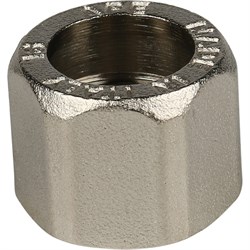Водорозетка проходная обжимная для мeталлопластиковых труб Stout 16 x 1/2" - фото 49430