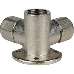 Водорозетка проходная обжимная для мeталлопластиковых труб Stout 20 x 1/2" - фото 49433