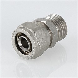 Муфта НР обжимная для мeталлопластиковых труб Valtec 20 x 1/2" - фото 49457