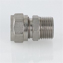 Муфта НР обжимная для мeталлопластиковых труб Valtec 20 x 1/2" - фото 49458