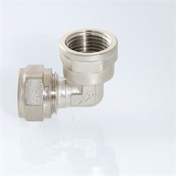 Угол ВР обжимной для мeталлопластиковых труб Valtec 32 x 1 1/4" - фото 49813