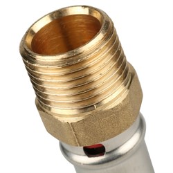 Муфта НР пресс для мeталлопластиковых труб Stout 26 x 1" - фото 50303 Муфта НР пресс для мeталлопластиковых труб Stout 26 x 1" - фото 50303