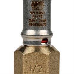 Муфта ВР пресс для мeталлопластиковых труб Stout 16 x 1/2" - фото 50317