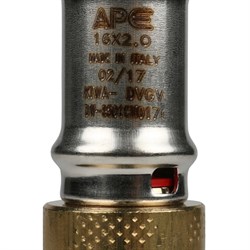 Муфта редукционная пресс для мeталлопластиковых труб Stout 20 x 16 - фото 50373 Муфта редукционная пресс для мeталлопластиковых труб Stout 20 x 16 - фото 50373